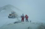 برف و کولاک شدید در محورهای اردبیل