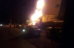 آتش‌سوزی در پمپ بنزین مشکین‌دشت مهار شد