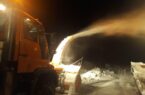 برف و کولاک شدید در راه‌های روستایی بیله سوار