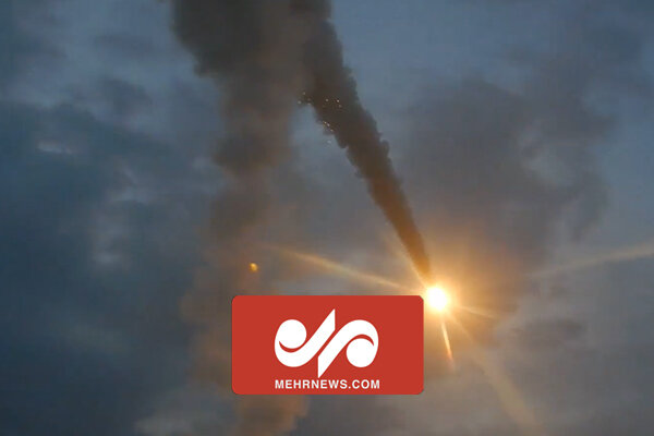 لحظه پرتاب موشک یاخونیت روسیه به اوکراین
