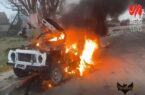 خودرو فرمانده روس در خرسون هدف قرار گرفت+ فیلم