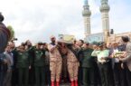 مراسم تشییع و بدرقه پیکر مطهر شهید «صفر رجبی» در اردبیل