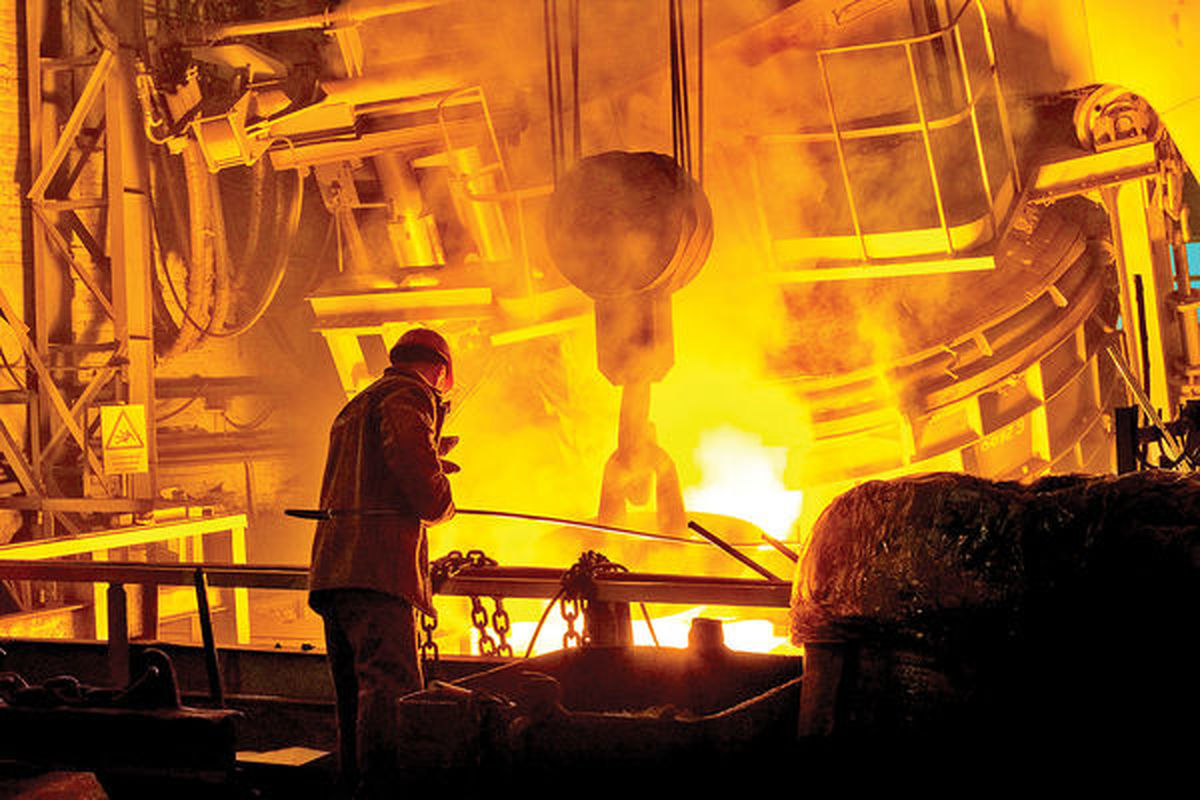 کارخانه فولاد اردبیل یک میلیون و ۱۰۰ هزار تن آهن اسفنجی تولید می کند