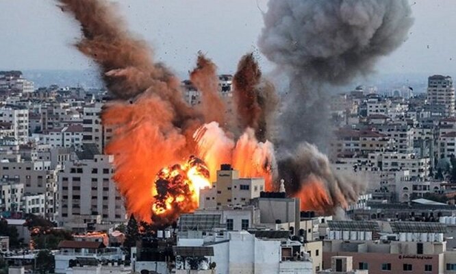 آغاز حملات جدید صهیونیست‌ها علیه نوار غزه