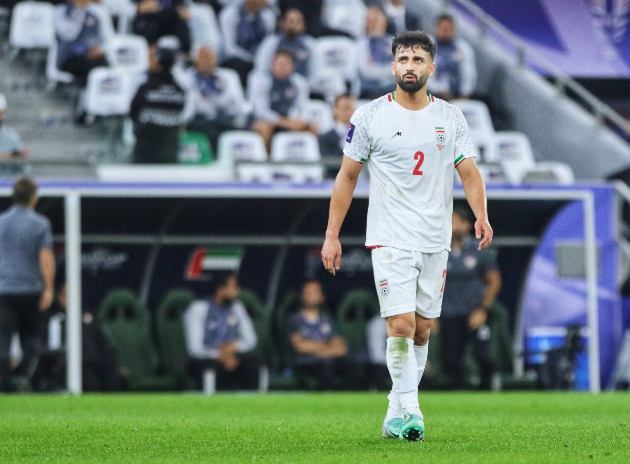 مدافع تیم ملی فوتبال ایران جام ملت‌های آسیا را از دست داد